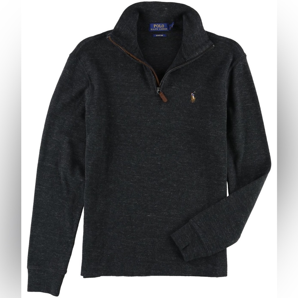 NWT Ralph Lauren Estate Rib Quarter Zip
